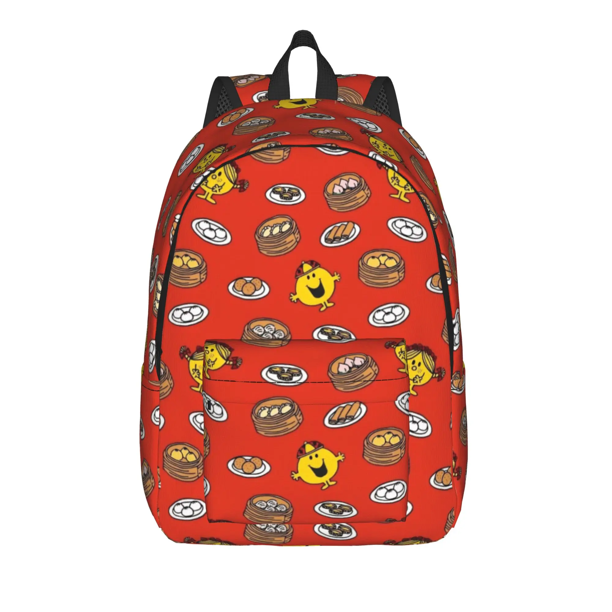 M-Mr M-Men L-Little M-Miss Foodies Backpack Casual High School Hiking Travel Daypack  Laptop Computer Canvas Bags Durable