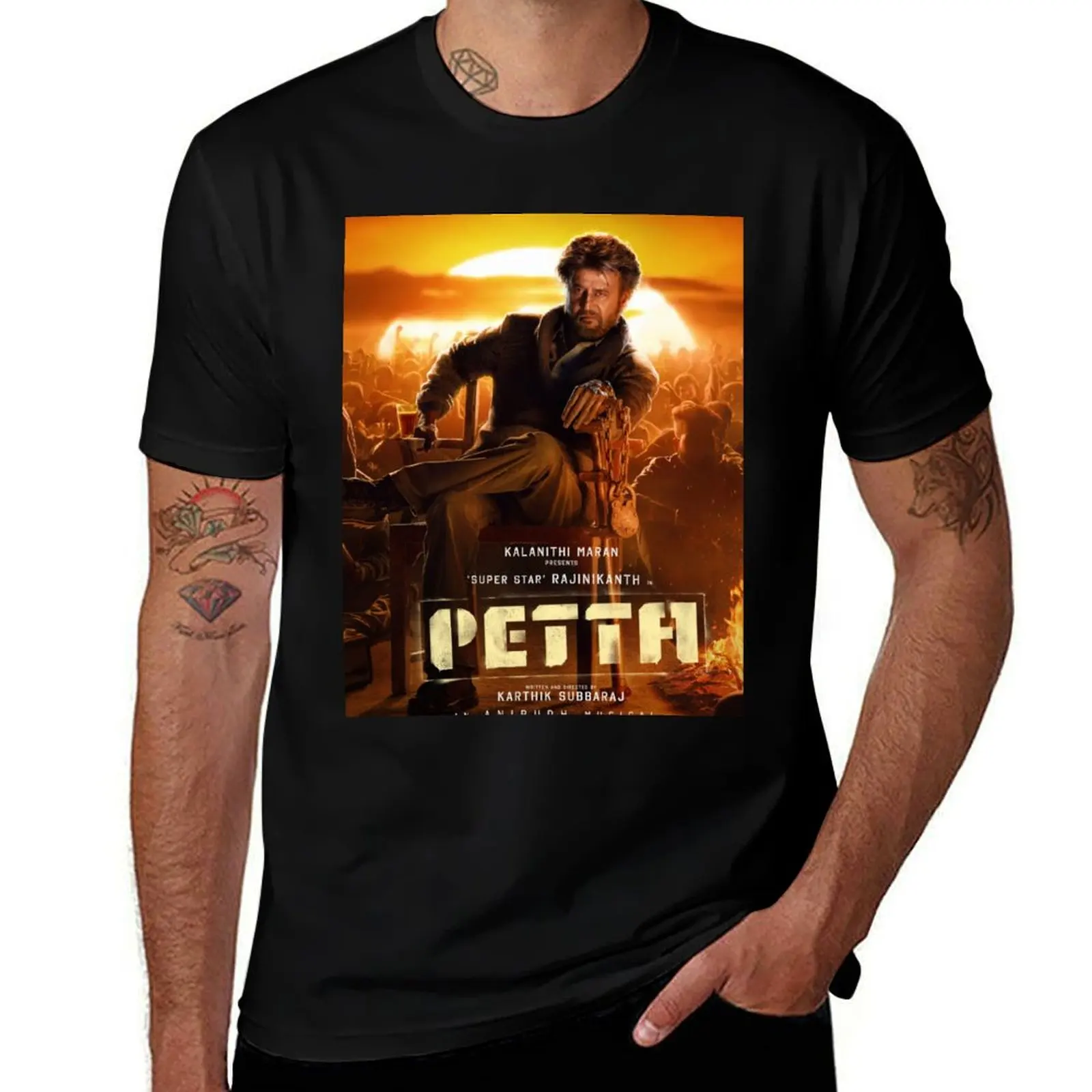 

shirts pack T-Shirt heavy cotton T-Shirt Petta Rajinikanth t essential man t for shirt - man shirt t cotton