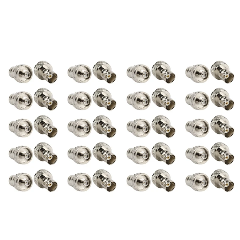 

40Pcs SMA Female To BNC Female Convert Adapter For Two Way Radio Baofeng UV-5R FD-880