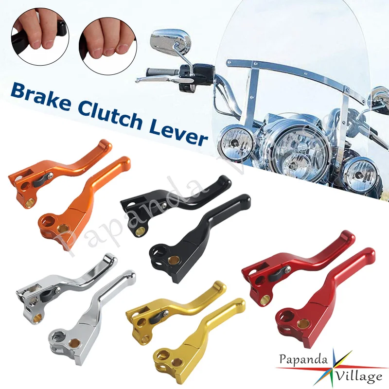 

Рычаги тормоза и сцепления для мотоциклов Harley Softail Wide Glide Sport Glide Super Glide FLSTC FXWG FXR FXRT FXRS, 4.9/5.4 дюйма