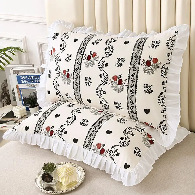 48x74cm Checkerboard Pillowcases 2pcs Lot Princess Style Bedding Pillow cover Chequer Pattern Sleep Pillow Case
