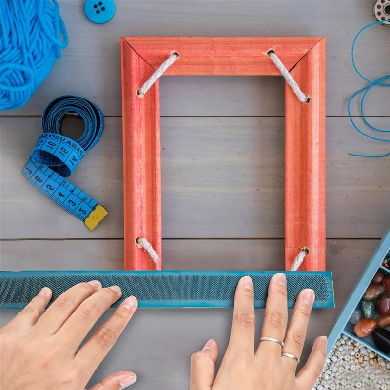 شريط قابض لإطار التلمم، طول 40 بوصة، إطار خياطة معنقدة لإصلاح قماش سجادة إبرة اللكم-A79G #5