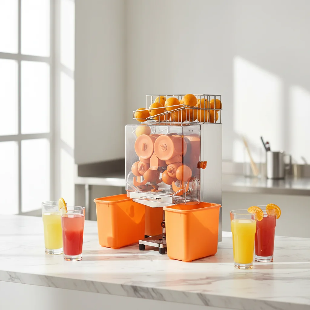 Industrial Automatic Citrus Juicer Commercial Orange Juice Making Machine For Food Factory