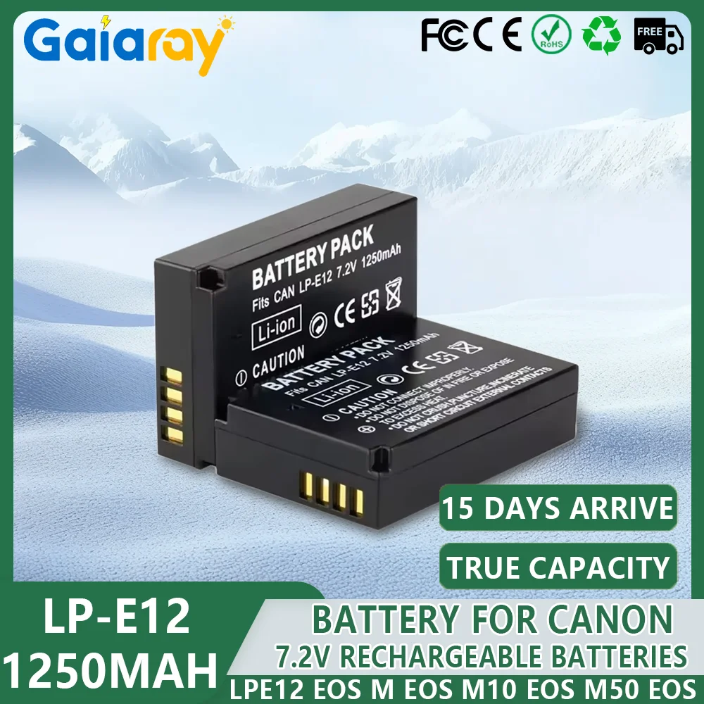 LP-E12 LPE12 Li-Ion…