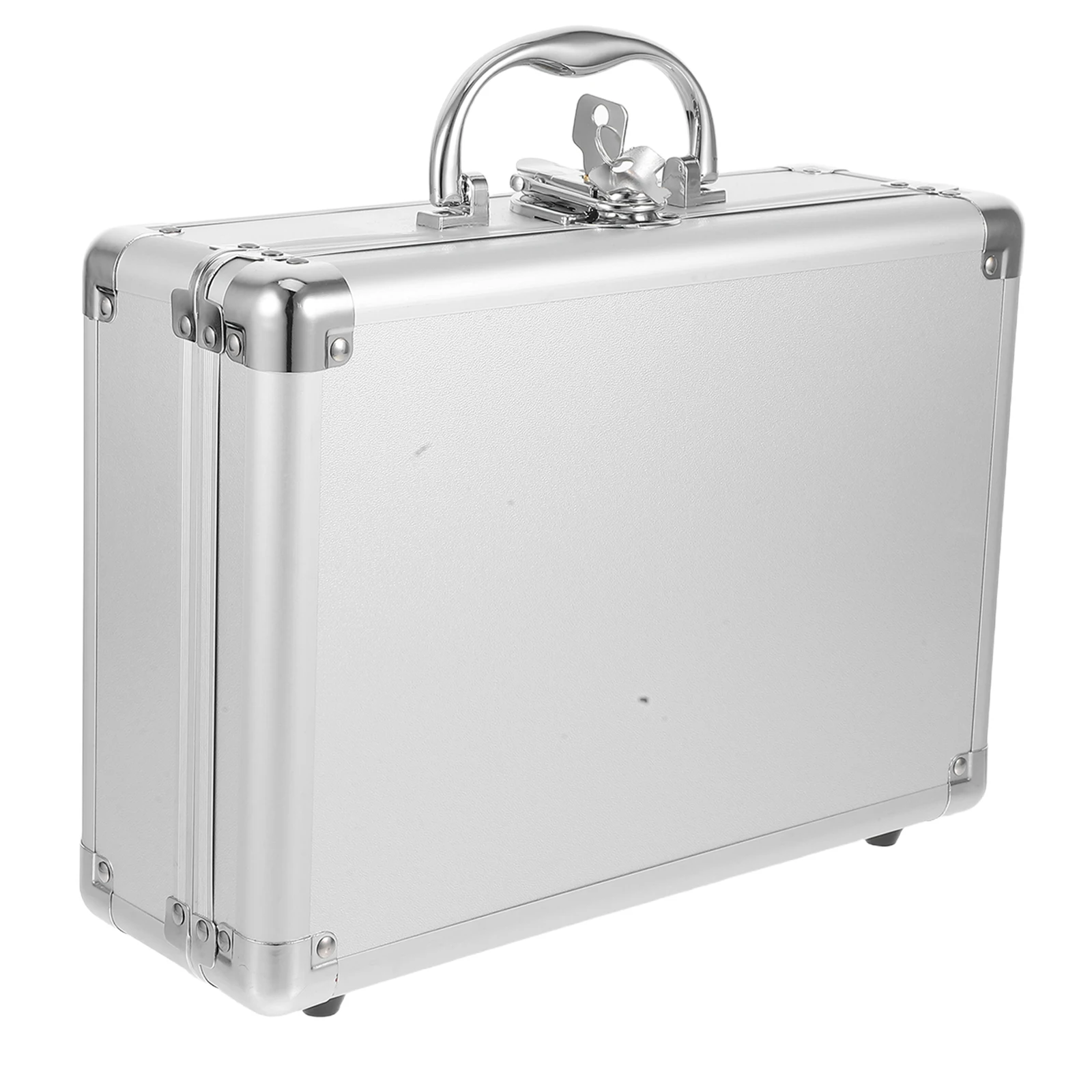 Aluminum Alloy Briefcase Hand Tool Case Password Lock Cotton DIY Small Portable Storage for Instruments Makeup Tools Metal Case