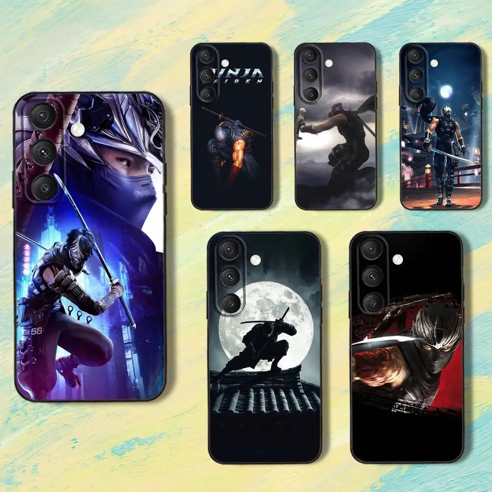 

N-Ninja N-NG4 GaidenS Phone Case For Samsung S25,S24,S10,S22,S21,S20,S23,Ultra,Plus,Lite,FE,Soft Silicone Black Cover