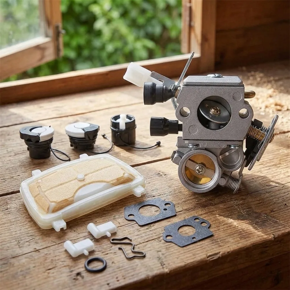 MS171 MS181 MS211 MS211C for chainsaw Compatible Carburetor Kit Features Essential Components for Reliable Maintenance