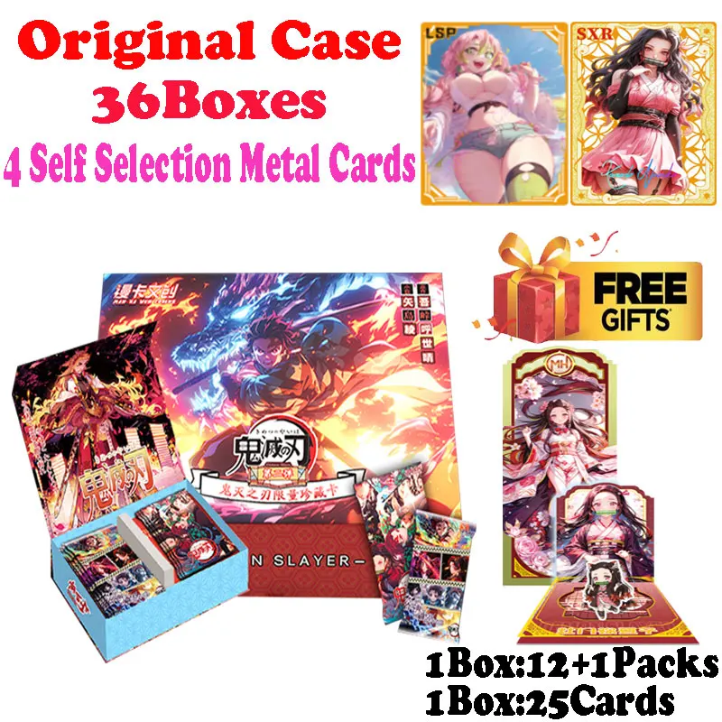 2024 Newest Case Wholesale Manka Wave 2 Demon Slayer Japanese Anime Trading Mitsuri Tanjiro CCG TCG Hobbies Gift