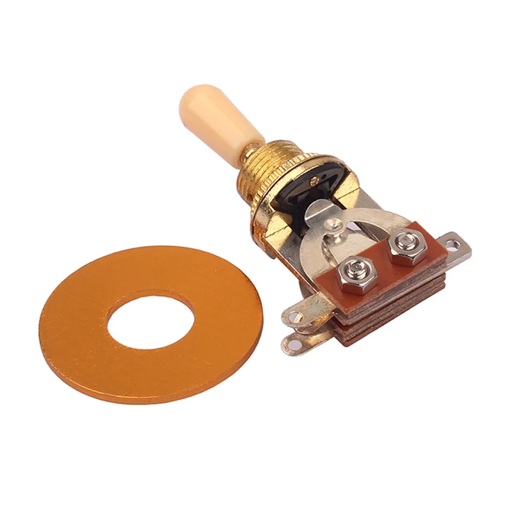 

Golden Switch Washer Plate For Electric Guitar 3 Way Toggle Rhythm Treble Ring Kit Guitar Parts Fit
