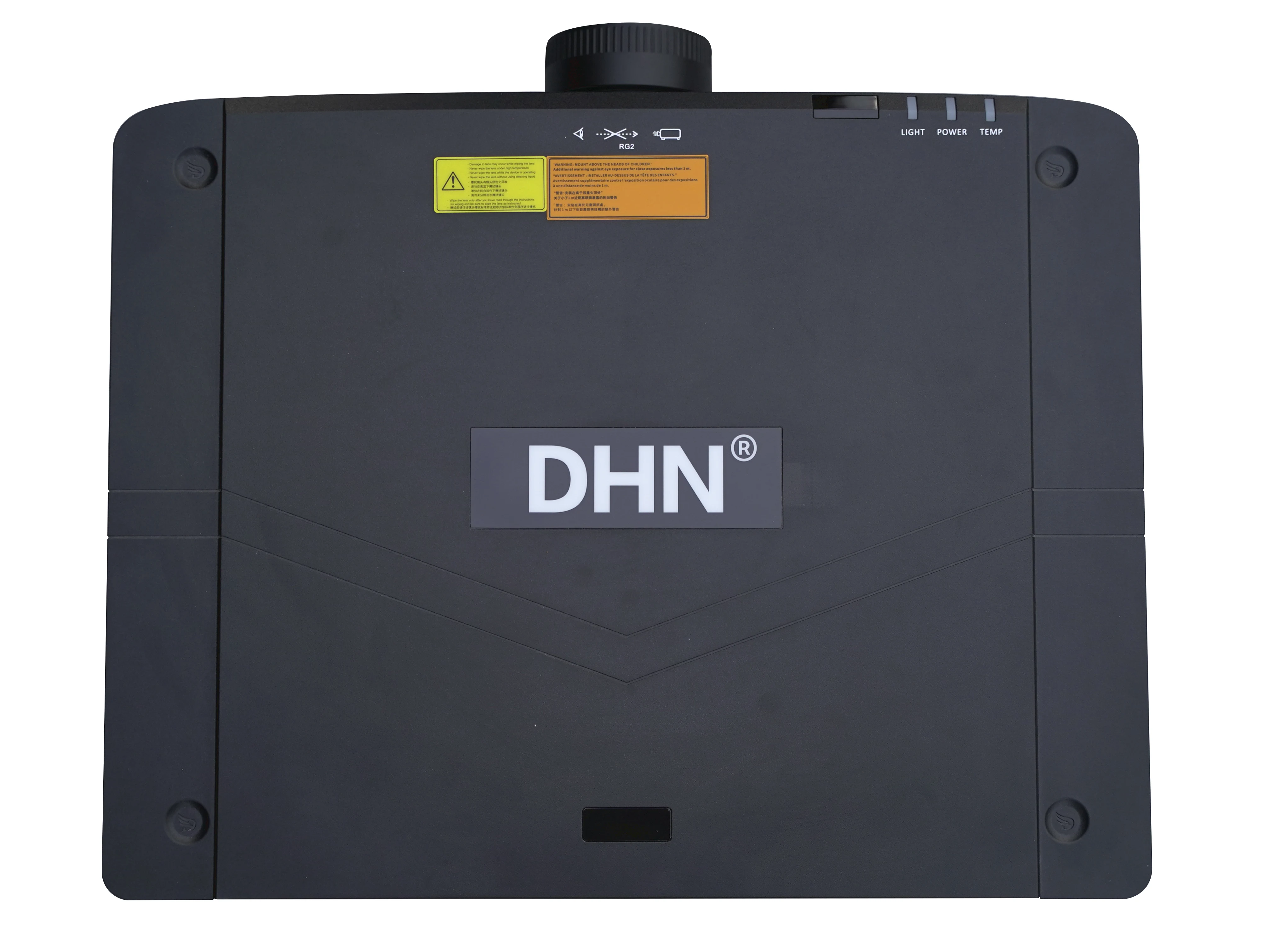 DHN DU910ST outdoor projector with 9100 ansi lumens DLP projection on building business large venue stage