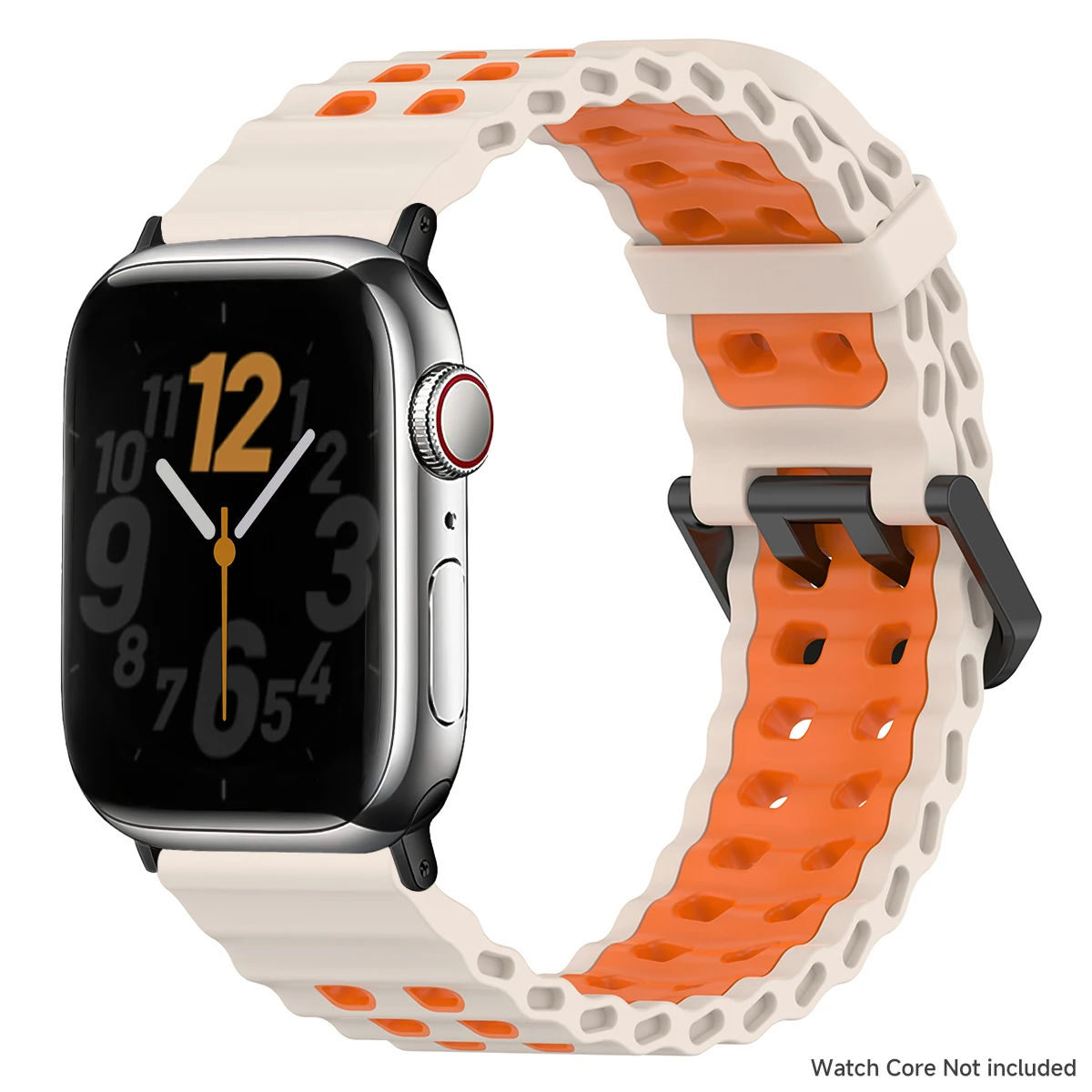 المحيط سيليكون حزام ل أبل الترا 2 3 49 مللي متر الفرقة تنفس سوار iWatch سلسلة 11/10 46 مللي متر 9 8 7 6 SE 45 مللي متر 44 مللي متر حزام #3