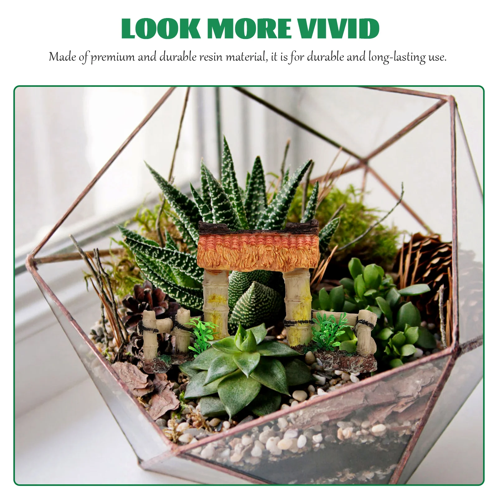 

1pcs Gate Fish Tank Aquarium Sand Table Zen Garden Decor Resin Craft Ornament Micro Landscape Fish Tank Accessories Sand