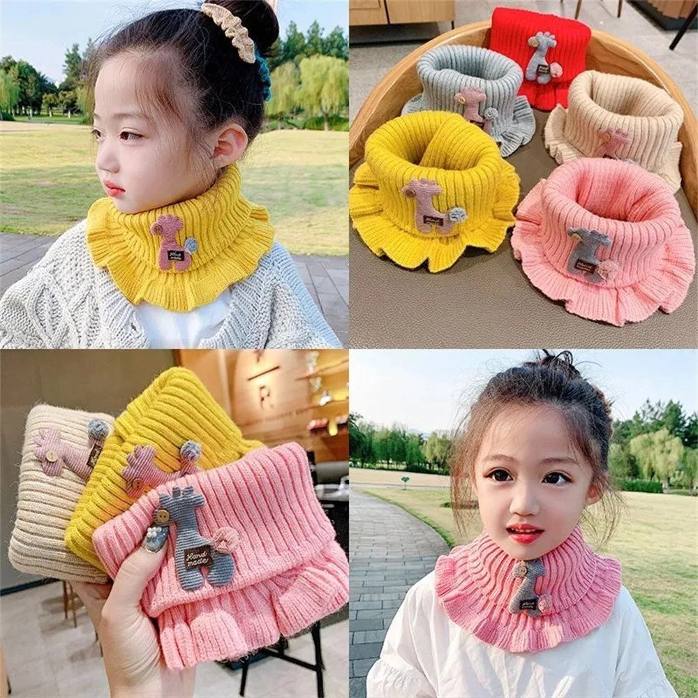 High Quality Knit Scarfs Knitted Scarf Outdoor Scarves Wool Winter Warmer Collar Multiple olors Warm Scarves Kids