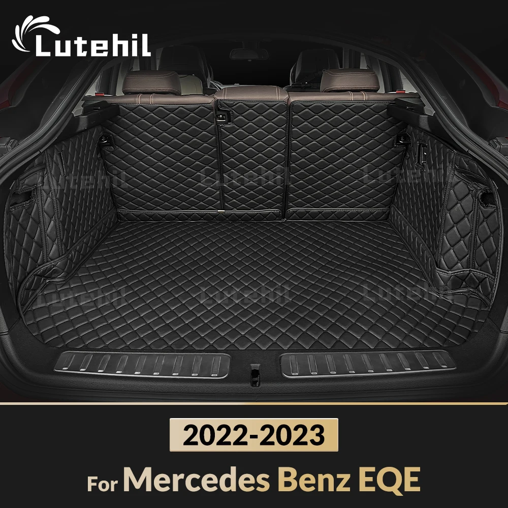 

Полноразмерный коврик для багажника для Mercedes Benz EQE 2022 2023, автомобильный коврик для багажника luтехil, Накладка для багажника, подкладка для груза, аксессуары для интерьера