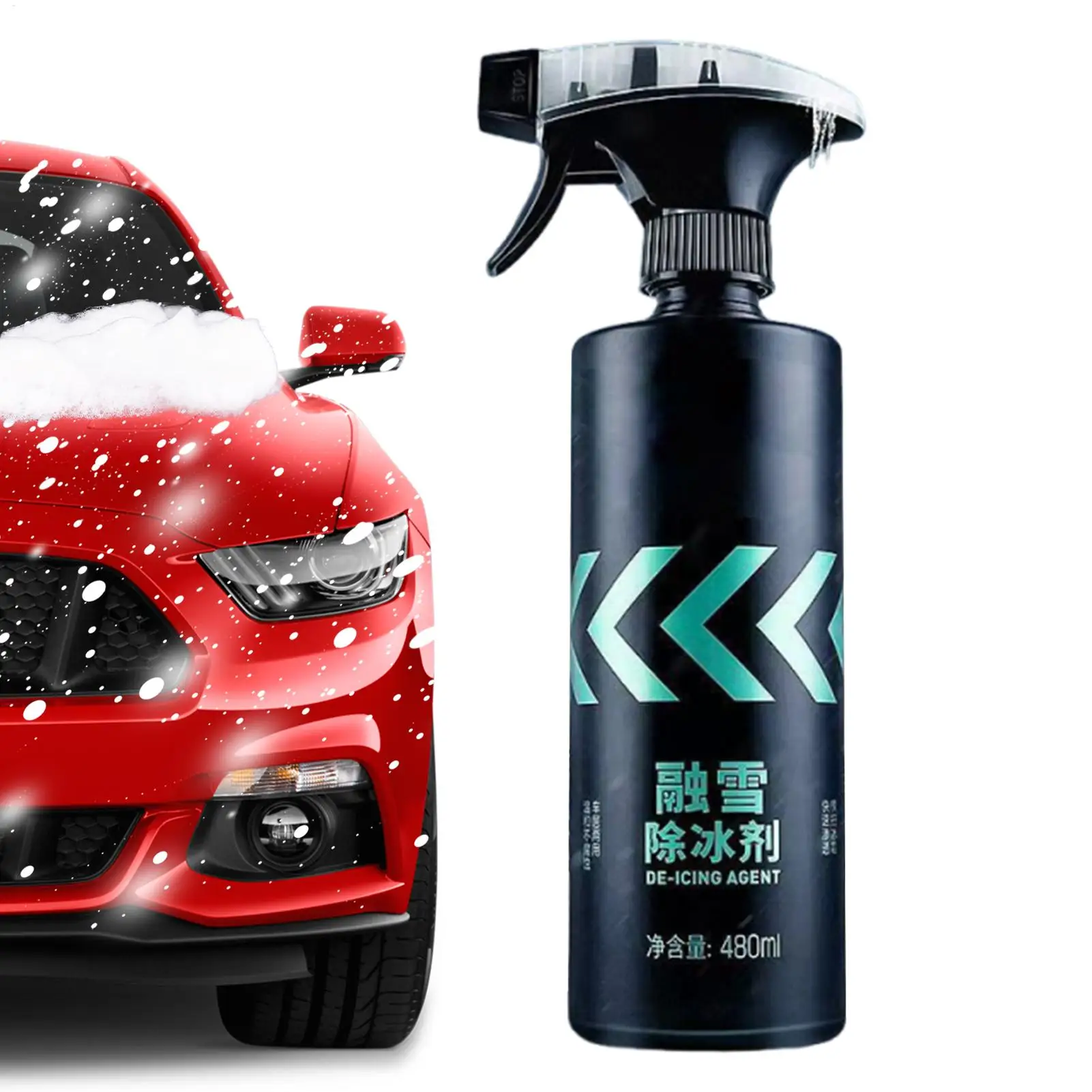 フロントガラス用アイススプレー-ガラス霜クリーナー-自動車用雪氷融解スプレー-バックミラー用フロントガラス用-朝の習慣-トラック用