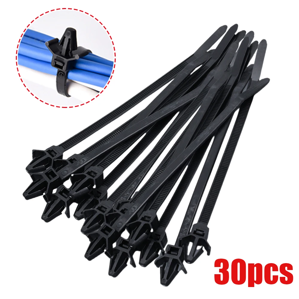 Car Circuit Wiring Harness Fastener Cable Clamp Clips Management Auto Wire Ties Organizer Auto Accessories