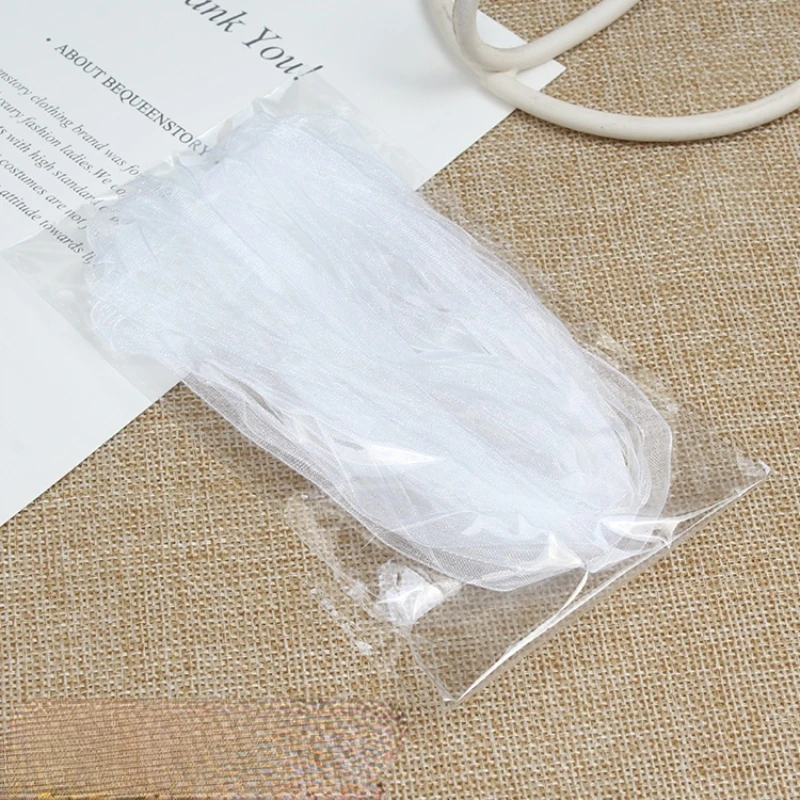 10 미터 6mm Organza 리본 결혼 선물 포장 휴일 파티 홈 장식 용품 DIY 의류 봉제 보조 재료