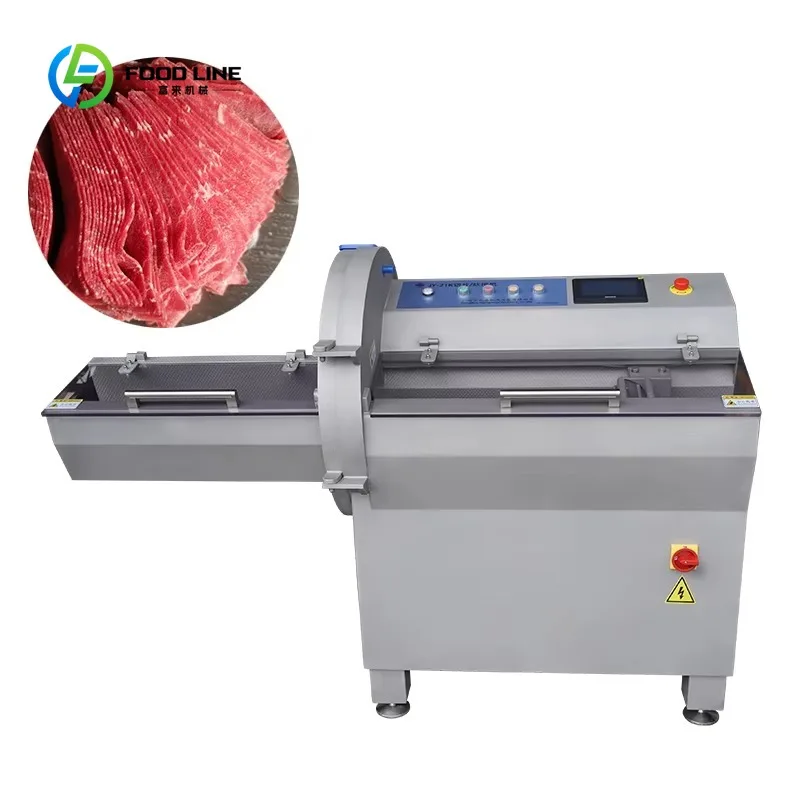 Customized Bacon Thin Slicer Machine with German Steel Blade & Auto Feeding System - Commercial Meat Cutter