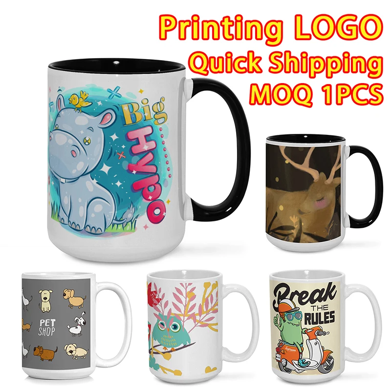 

DIY Custom 11oz Water Bottle Personalized Creativity Gift Sport Mug Print LOGO Photo Text for Travel Sport CeramicPortable