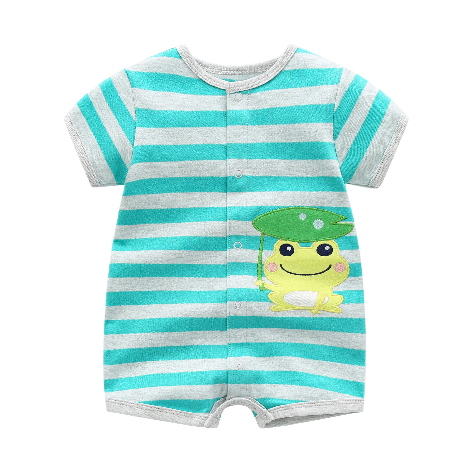 2Pcs/lot Brand Summer Baby Girl Clothes Cotton Jumpsuit Baby Clothing Short sleeve  Infant Boys Clothes 0-24M Baby Rompers