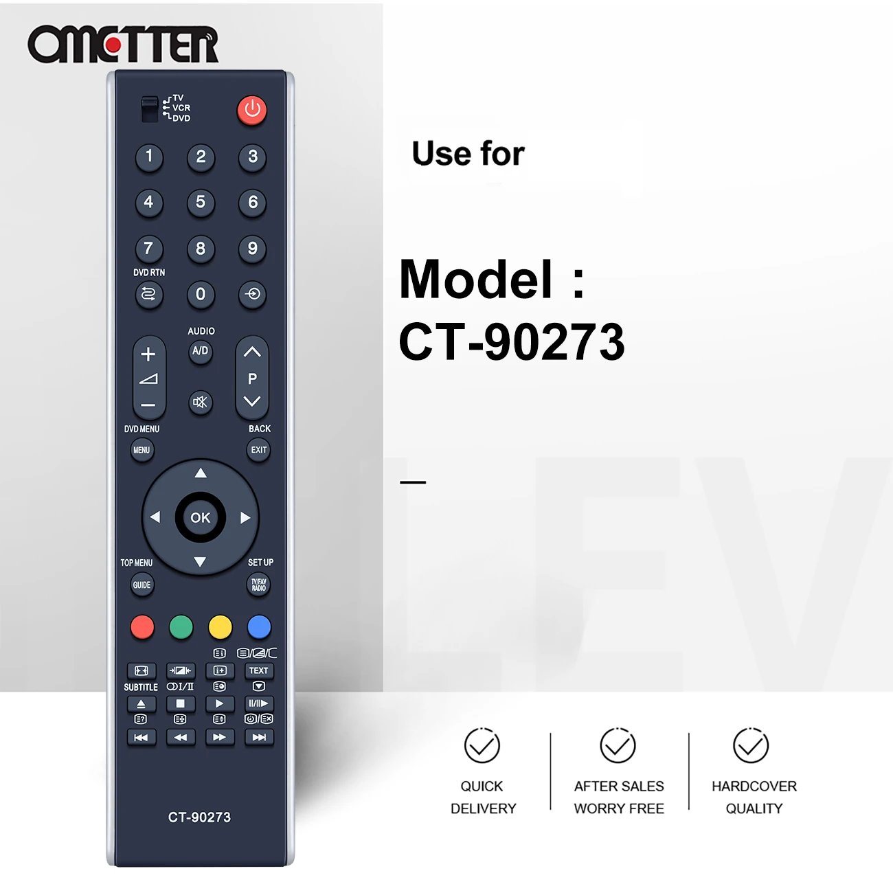 Neue CT-90273 passt für Toshiba Plasma TV Fernbedienung 32C3030D 37C3030D 37X3030D 42C3030D 42X3030D