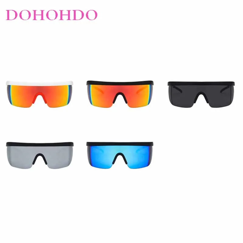 Trendy Y2K Integrated Punk Women's Sunglasses Luxury Brand Designer Sunglasses Men Outdoor Sports Cycling Eyewear Unisex UV400