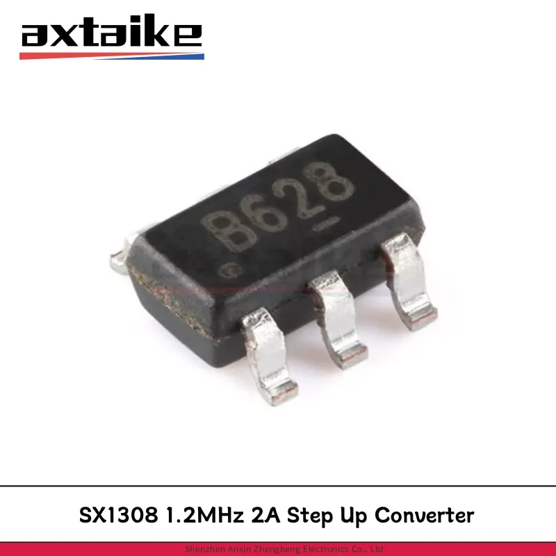 

10PCS SX1308 B628 SOT23-6 SMD 2V to 24V Input Voltage Up to 28V Output High Efficiency 1.2MHz 2A Step Up Converter 85T DC-DC IC