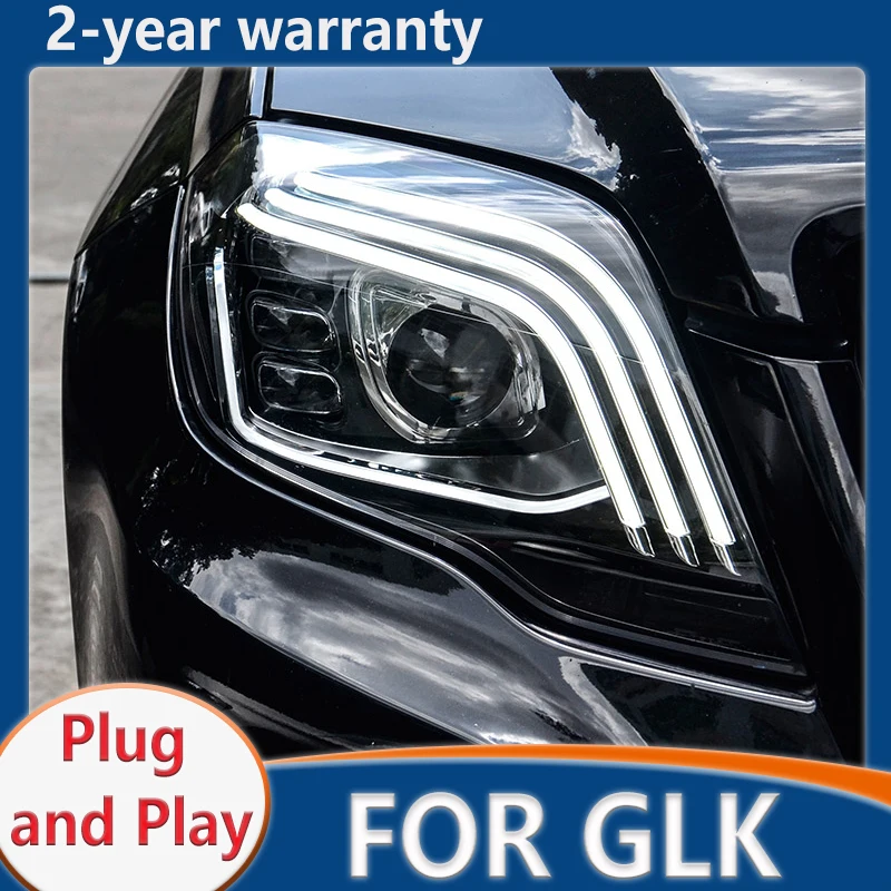 

For Benz GLK Headlight GLK200 GLK260 GLK300 LED 2008-2015 Headlights DRL Signal Projector Lens Automotive Head Lamp