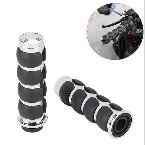 Empuñaduras de manillar de motocicleta, accesorio para Harle Cruiser, Chopper, Custom Suzuki Boulevard M109R Road Glide