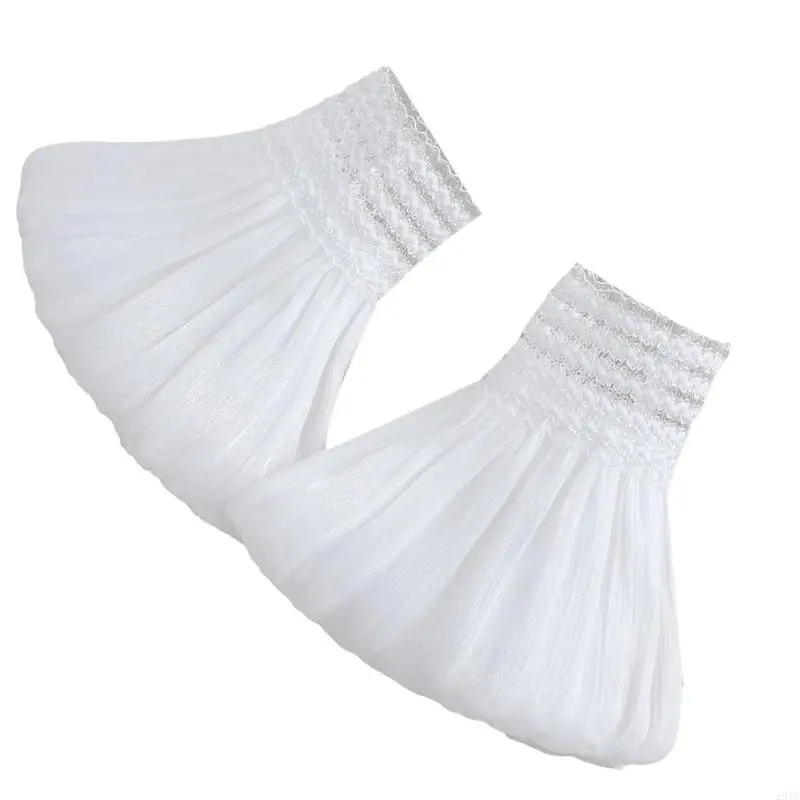 2025 New Elegant Flared Faux Sleeves Decorative Wrist Cuffs Arm Sleeves For Women Girl Daily Wear And Special Occasion Outfit