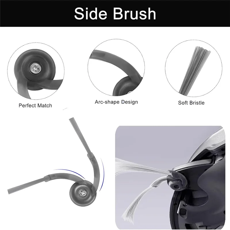 N18R 20Pcs Accessories Kit For Roborock Saros10 /G30 /S9 Maxv Ultra Vacuum Attachment Main Side Brush Filter Mop Pad Dust Bag