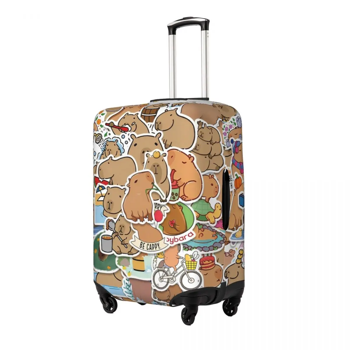 Capibara Lovely Nap Suitcase Cover Holiday Elastic Luggage Supplies Travel Protection