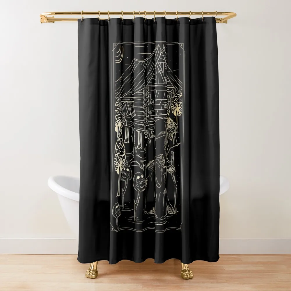 

Baba Yaga - Witch Witchcraft Spells Gift Shower Curtain Bathroom Deco Shower Waterproof Curtain