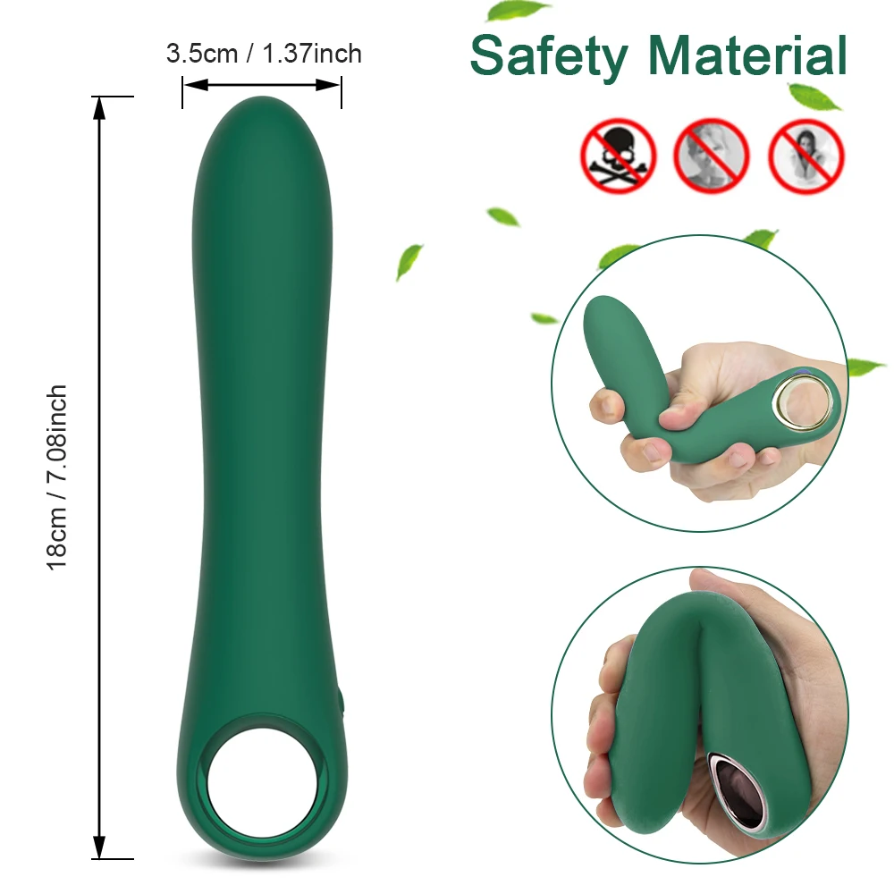 Powerful G-Spot Vibrator for Women 10 Speeds Soft Silicone Dildo Vagina Clitoris Stimulator Vibrator Female Sex Toys for Adults