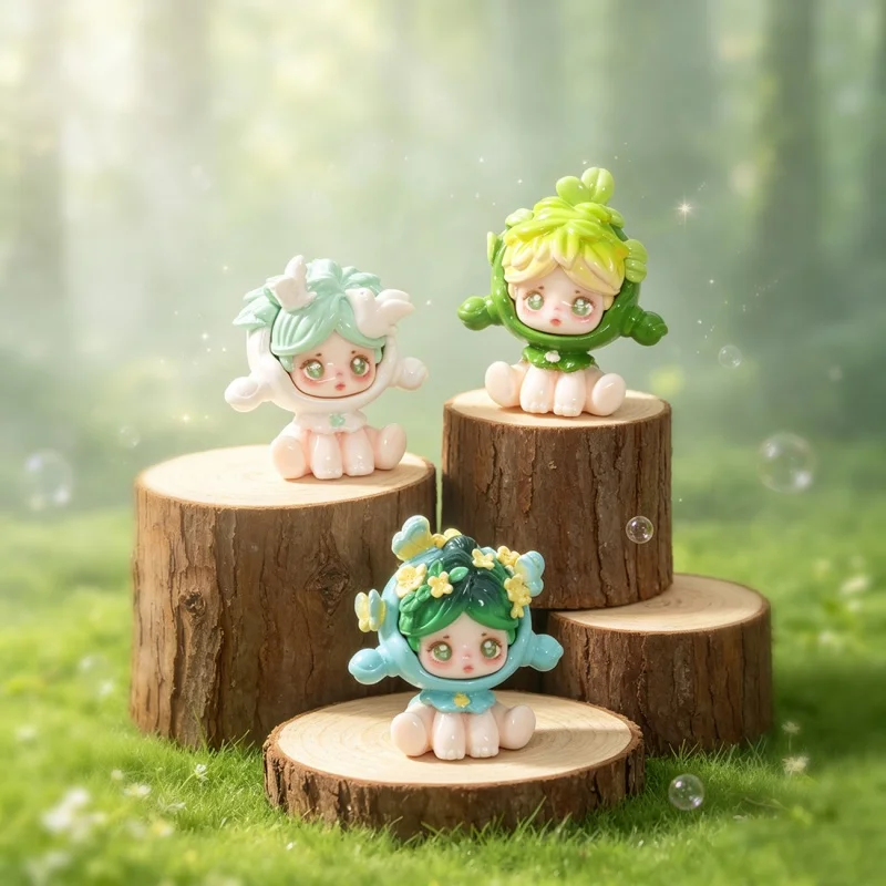 Nuonuo Forest Whisper Serie Bohnenfiguren, DIY-Dekorationszubehör, Exquisite Mini-Ornamente für Auto und Schreibtisch, Geschenkidee – Detail 3