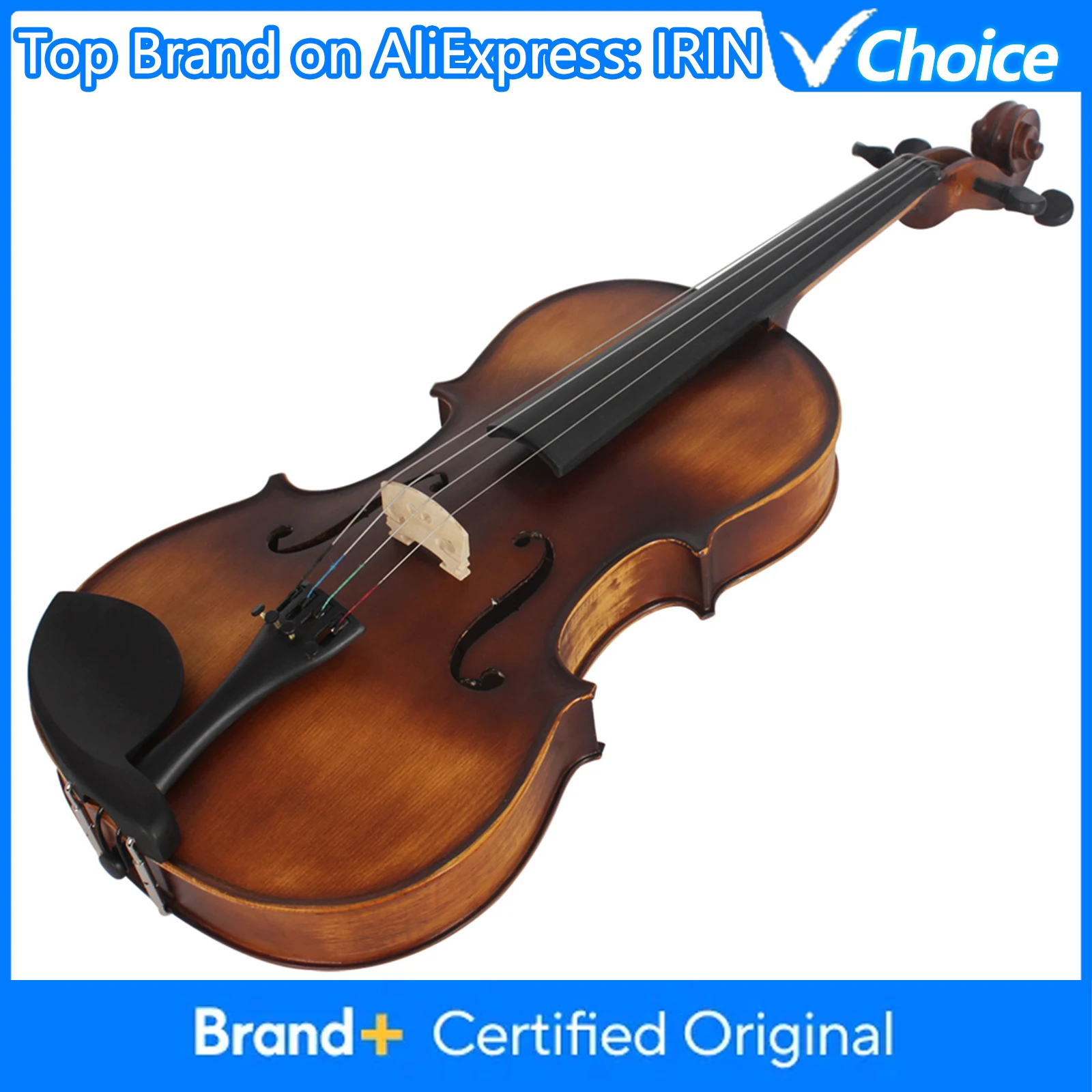 M MBAT الكمان 4/4 3/4 مجموعات كمان من الخشب الصلب مع حافظة القوس سلاسل الكتف الراحة موالف فريتس ملصق هدية ملحق