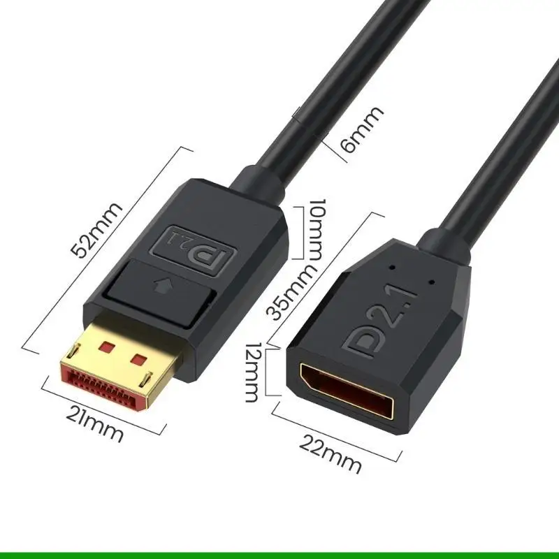 U55C 52GBPS Displayport 2.1 يدعم الكبلات 16K ، 8K 4K240Hz دقة 4090 7900XTX #3