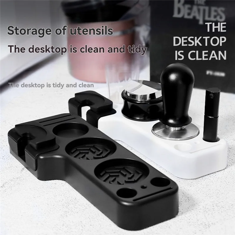 KEOL-에스프레소 탬핑 스테이션 (51/53/54/58mm 커피 포타필터용) 유니버설 에스프레소 탬핑 홀더 스탠드 베이스