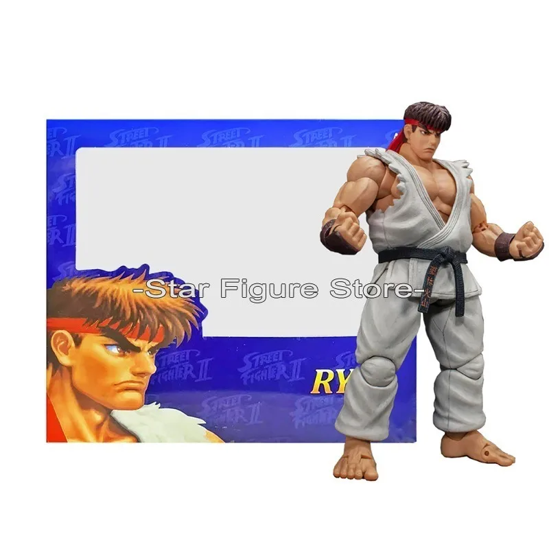 

Game Street Fighter Action Figure Ryu Ken Masters Figures Storm Toys USFII: The Final Challengers Movable Collection Model Toys