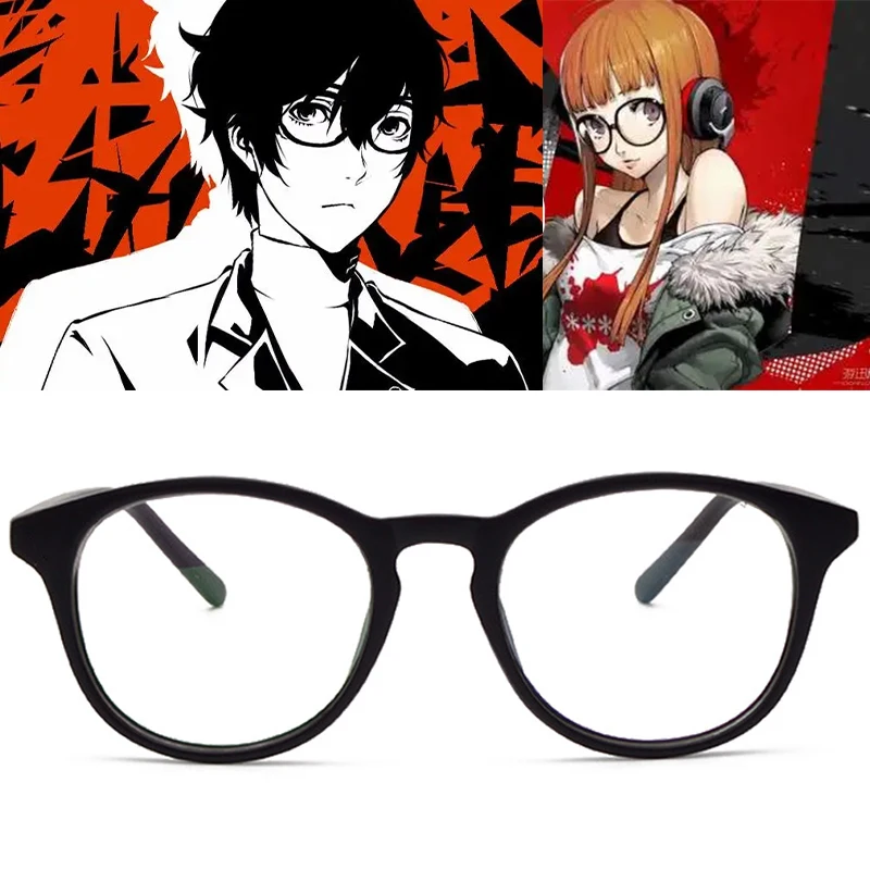 Anime Persona 5 Ren Amamiya Futaba Sakura Hero Kurusu Akira Glasses Cosplay Costumes Accessories Eyewear