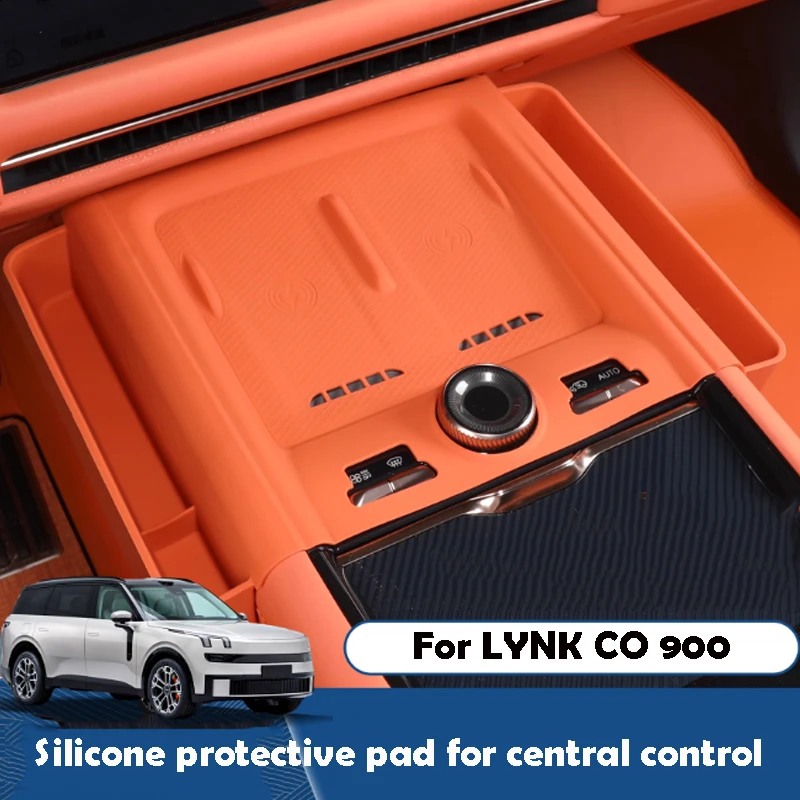 

For LYNK CO 900 2025 Silicone Protective Pad for Central Control Upgrade Design Car Accessories
