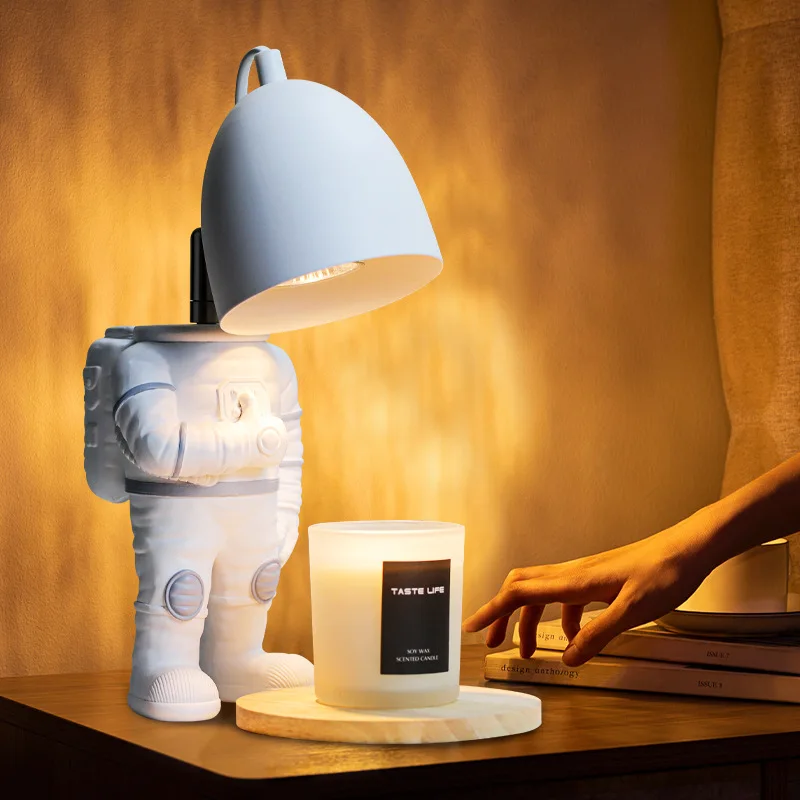 Astronaut Dimmable Table Lamp for Living Room Bedroom Lamp Angle Adjustable Desk Light Fixtures Home Decor Kids Holiday Gifts