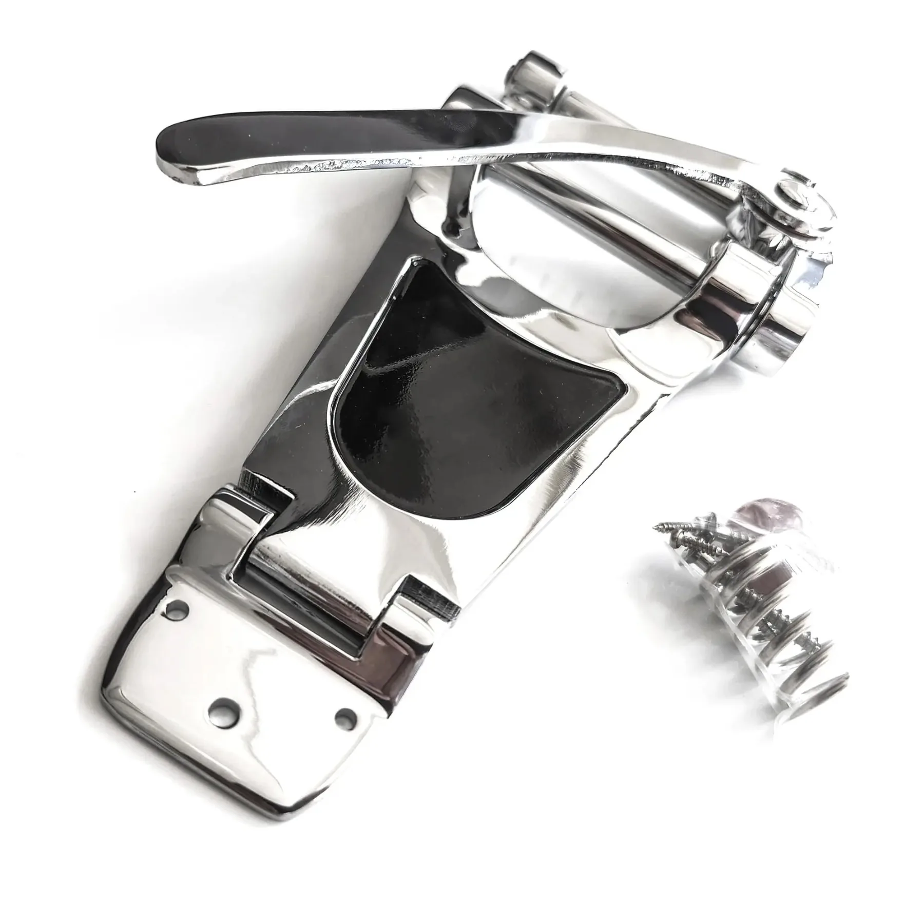 Guitar Bridge Tremolo System Bridge Vibrato Tailpiece Chrome B70 for ES-335 and Heritage H-535 Electric guitar Replacement parts