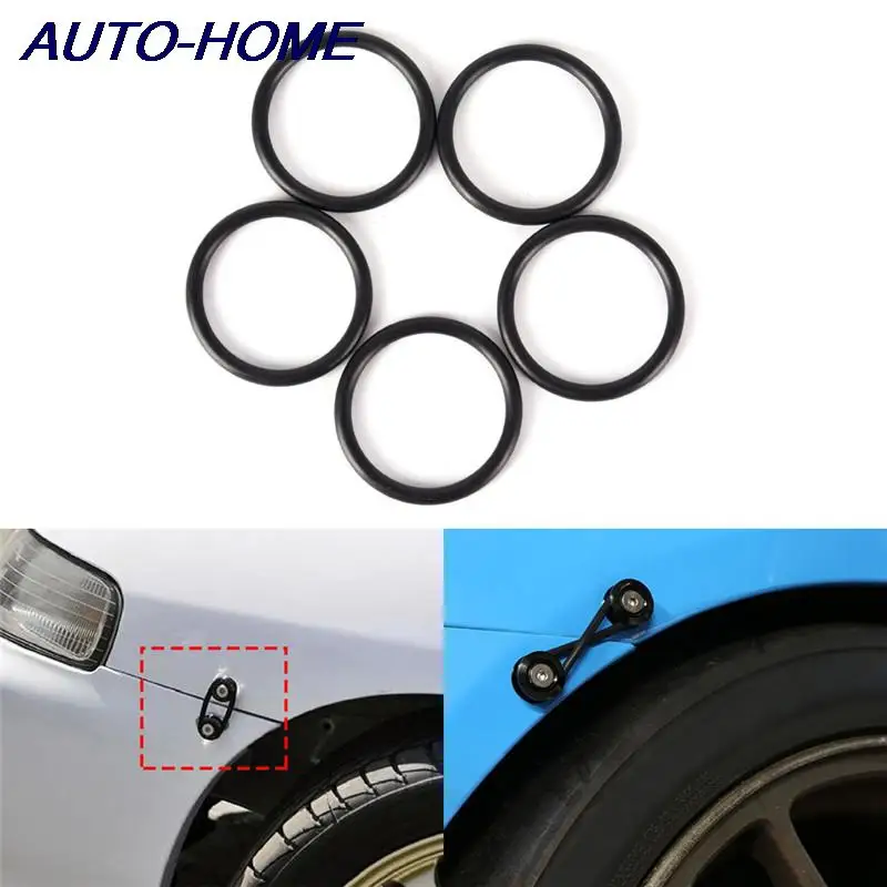 Hot sale 4PCS/lot Black car bumpers Quick Release Fasteners Replacement Rubber O-Rings Gaskets