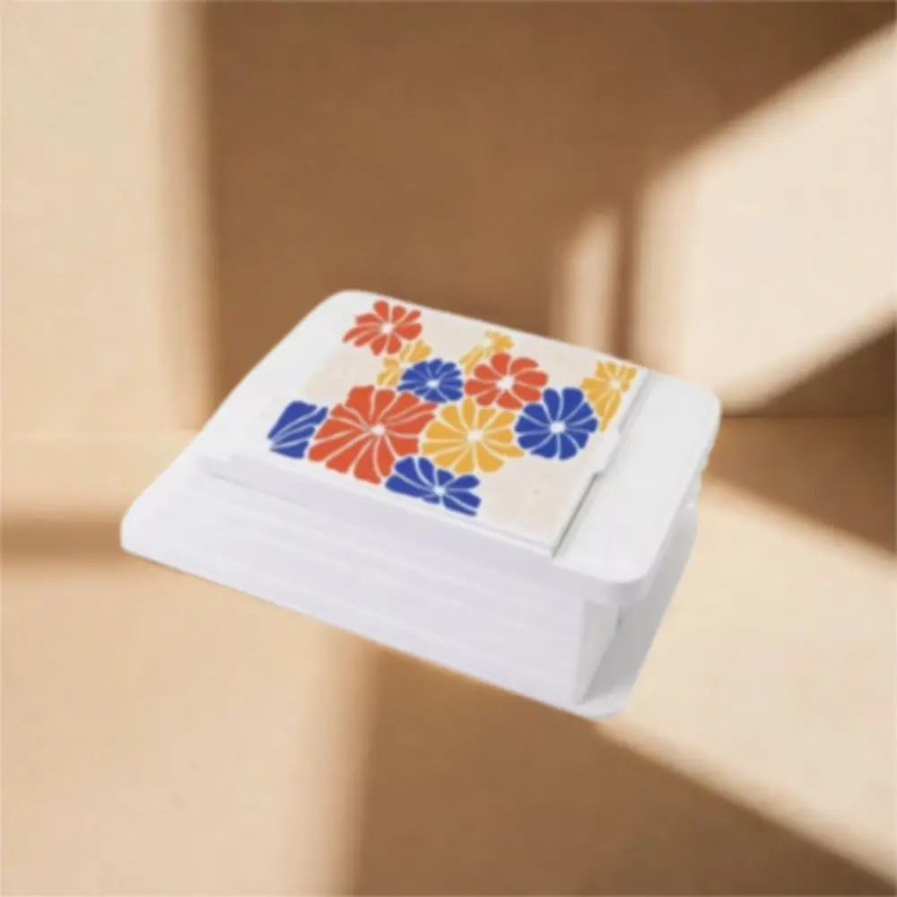 Caja de pintura de acuarela de plástico, caja de pintura multicolor expandible lavable, caja de pintura al óleo portátil no tóxica para uso doméstico