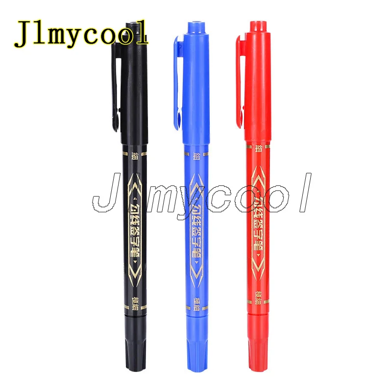 

Маркер на масляной основе, невыцветающий, маленький маркер с двойной головкой/акварелью на масляной основе