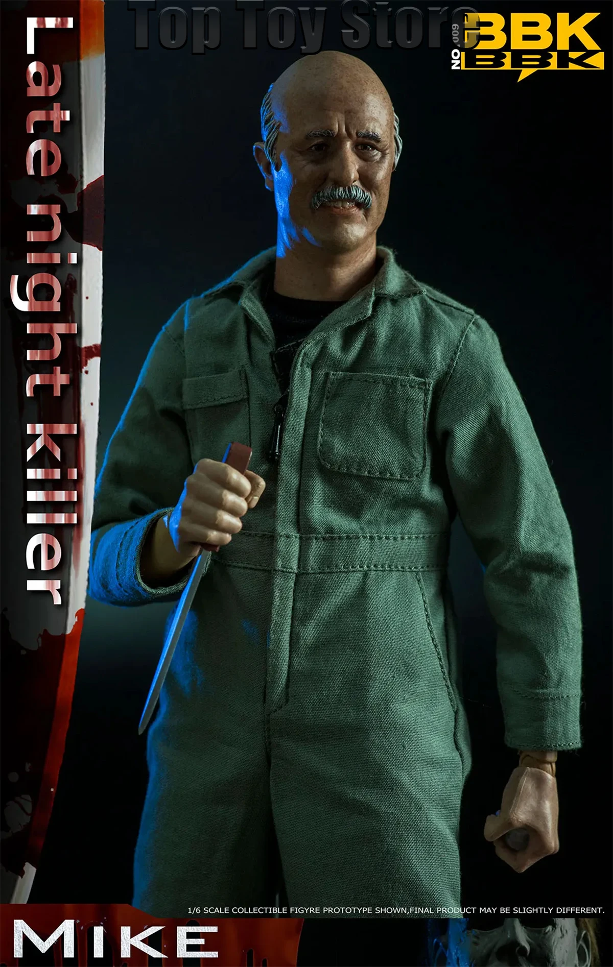 BBK BBK009 1/6 الهالوين في وقت متأخر الليل القاتل مايكل مايرز مع قناع القاتل مجموعة كاملة 12 "عمل الشكل تحصيل نموذج اللعب هدية #2