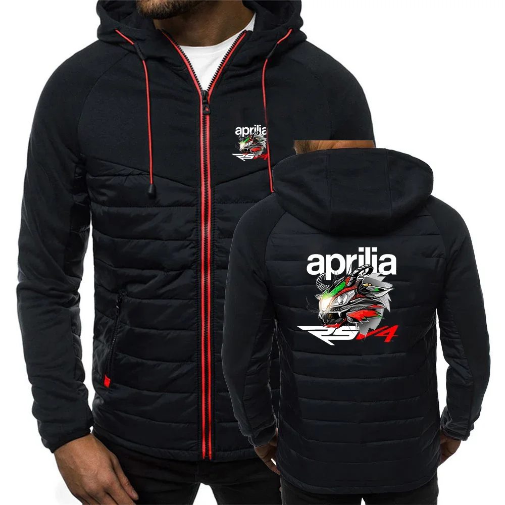 2024 New Aprilia Racing RSV4 Men Spring and Autumn Seven Color Printed Cotton Color Matching Design Exquisite Hooded Jacket Tops