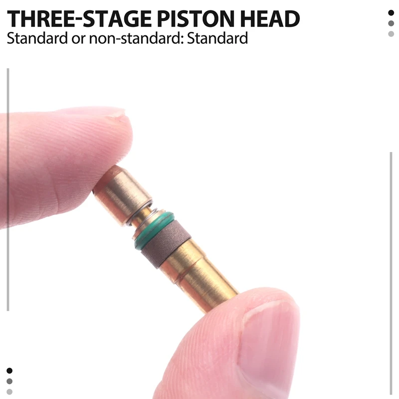 Kepala Piston tiga tahap kepala tembaga tekanan tinggi untuk suku cadang Piston pompa tekanan tinggi 6Mm 30Mpa