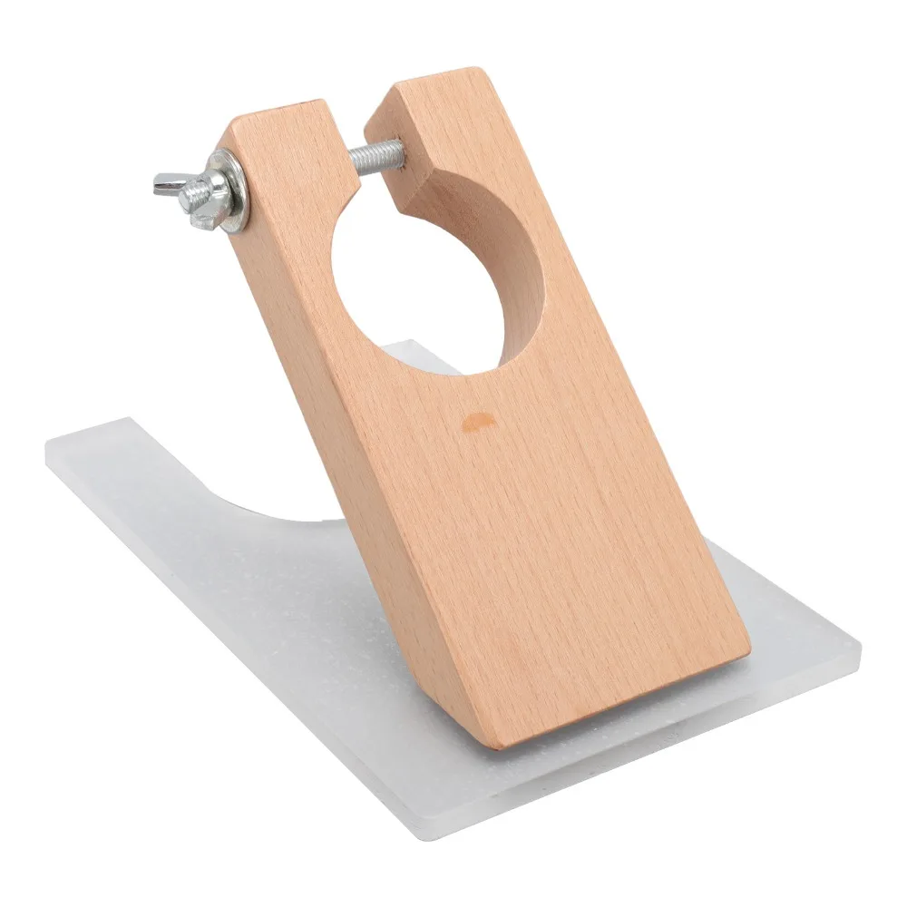 Solid Wood Base Rug Tufting Carving Guide Acrylic Easy Install Design Carpet Trimmer Shearing Guide Rug Trimmer Guide Holder